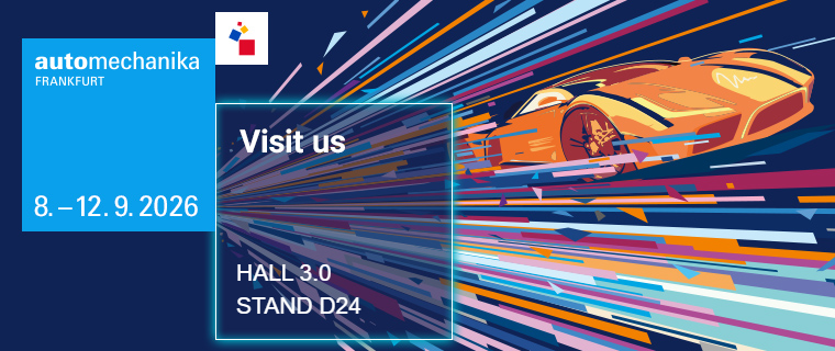 Visit us at Automechanika Frankfurt, 8-12 September 2026, Hall 3.0 Stand D24